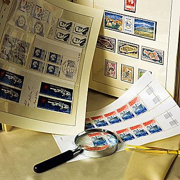 邮票,收藏,集邮册